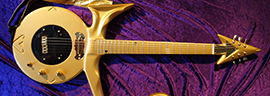 Prince Gold Symbol Guitar photo 15