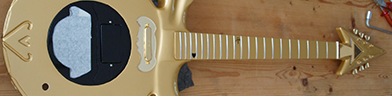 Prince Gold Symbol Guitar photo 4