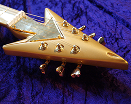 Prince Gold Symbol Guitar photo 8