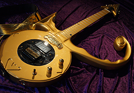 Prince Symbol guitar Gold