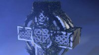 3D modeling Small - Celtic Cross and Ivy