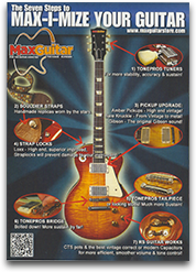 Poster MG guitar small